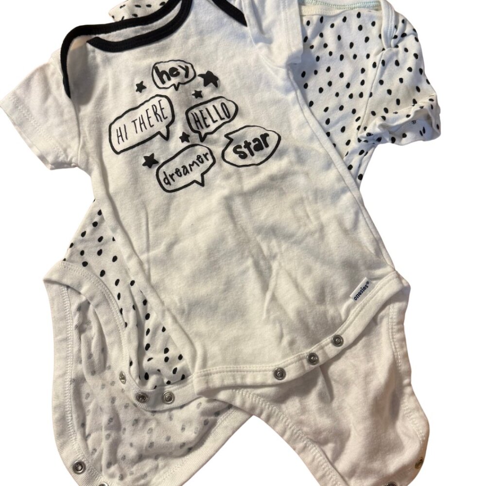 12M Onesies - Gerber & Cloud Island - Super Soft